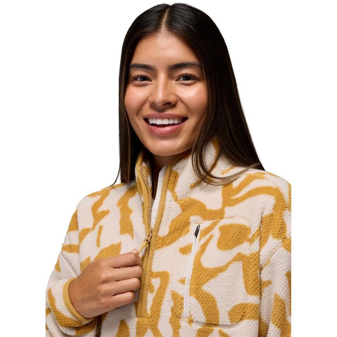 Prana Tuff Fluff Half Zip Women's pile donna
