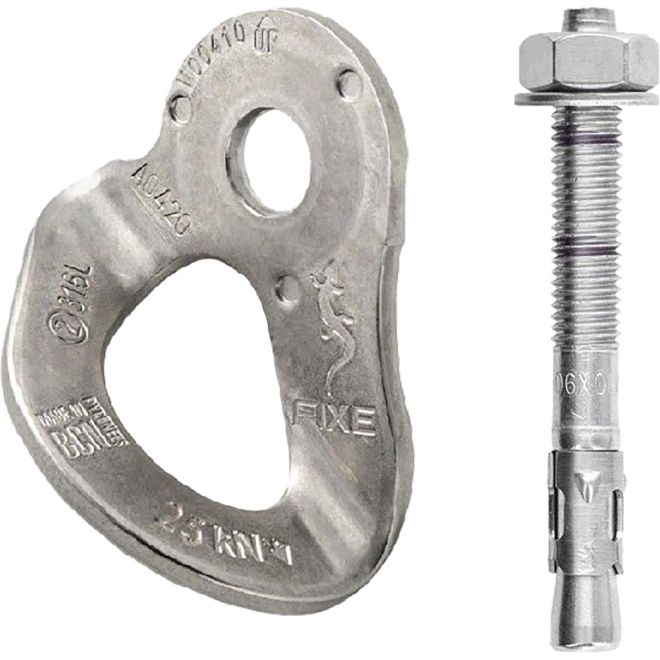 Fixe 316L Expansion Bolt Ø12x90 mm + Hanger pack chiodo a espansione + placchetta