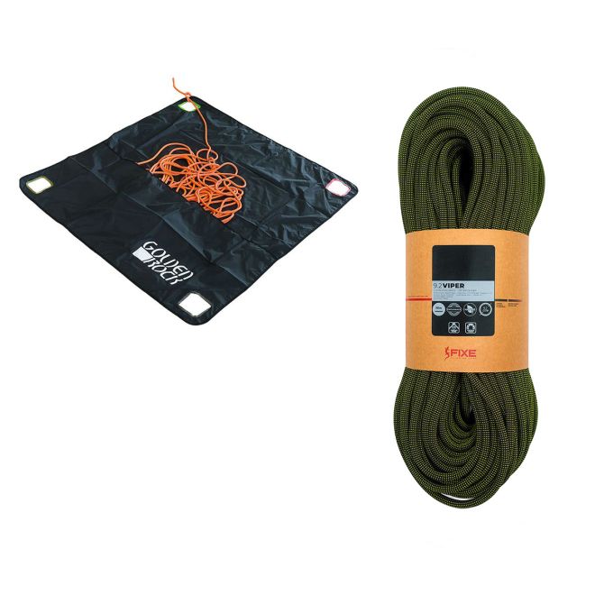 Oliunìd Kit Viper 9.2 mm Endurance + telo porta corda Golden Rock Rope Tarp
