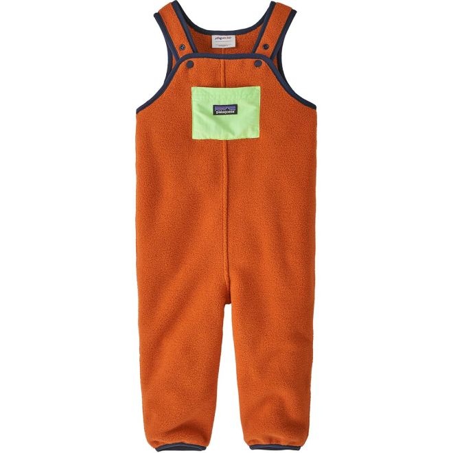 Patagonia Baby Synchilla Overalls salopette in pile per bambino