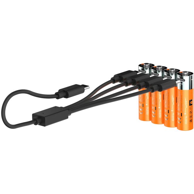 Xtorm Rechargeable AA Batteries USB-C batterie ricaricabili pacco da 4