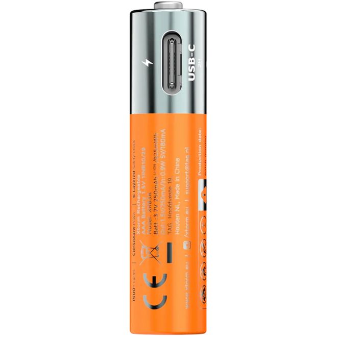 Xtorm Rechargeable AAA Batteries USB-C batterie ricaricabili pacco da 4