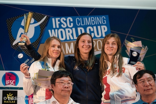 podio femminile velocita xianmen